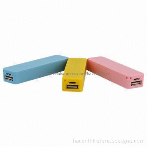 Mobile Power Banks for Smartphones, 5.0V/1.0A Input Voltage